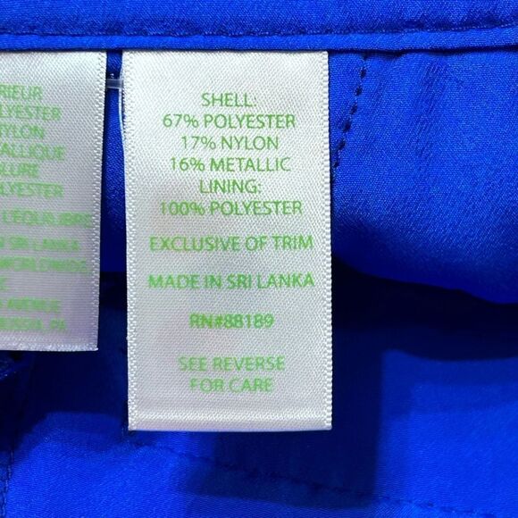 Lilly Pulitzer Callahan High Rise Shorts Twilight Floral Brocade - Picture 8 of 10